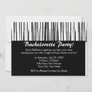 Invitaciones a la fiesta de la Bachelorette en bla