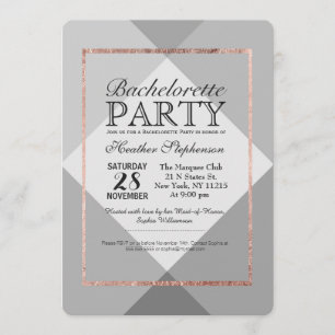 Invitaciones a la fiesta de la Bachelorette Geo Gr