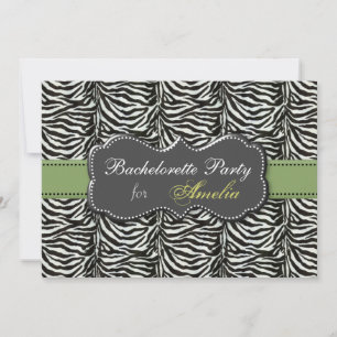 invitaciones a la fiesta de la Bachelorette verde