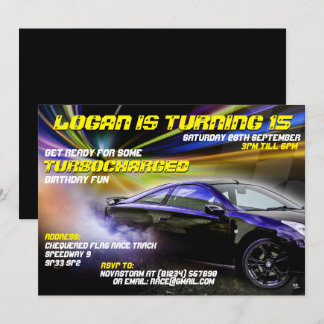 Invitaciones a la fiesta de la Carreras callejera 