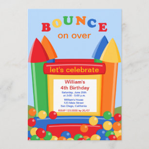 Invitaciones a la fiesta de la casa de Bonza