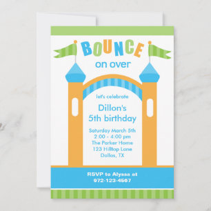 Invitaciones a la fiesta de la casa de Bonza
