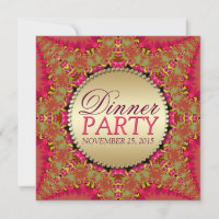 Invitaciones a la fiesta de la cena de Lacy Easter
