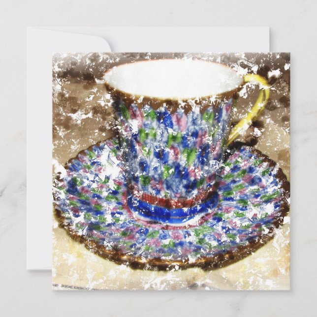 Invitaciones a la fiesta de la Copa del Té (Anverso)