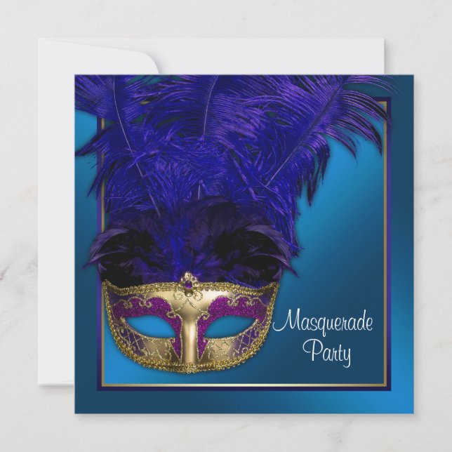 Invitaciones a la fiesta de la Mascarada del Oro A (Anverso)