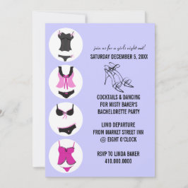 Invitaciones a la fiesta de la soltera