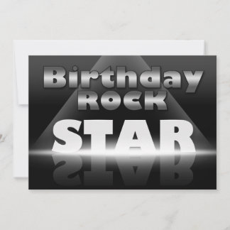 Invitaciones a la fiesta de las Estrellas de Rock