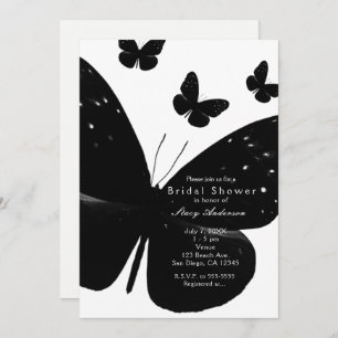 Invitaciones a la fiesta de las mariposas blancas
