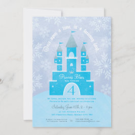 Invitaciones a la fiesta de las princesas de Winte