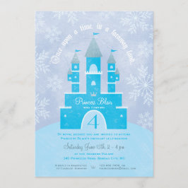 Invitaciones a la fiesta de las princesas de Winte