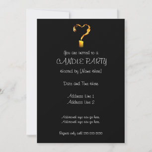 Invitaciones a la fiesta de las velas