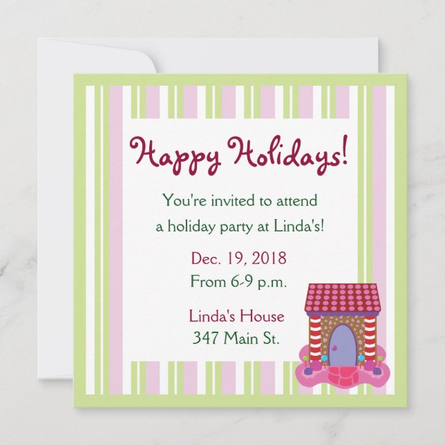 Invitaciones a la fiesta de los Navidades de la Ca (Anverso)