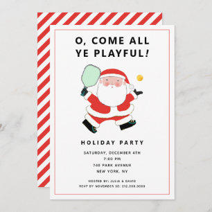 Invitaciones a la fiesta de los Navidades del balo