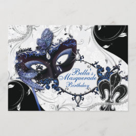 Invitaciones a la fiesta de mascarada de Mardi Gra
