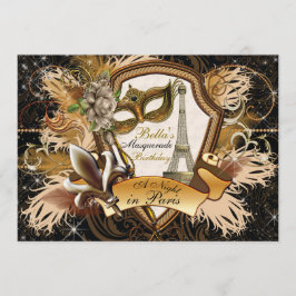 Invitaciones a la Fiesta de Mascaradas de París