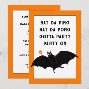 Invitaciones a la fiesta de moda de Halloween