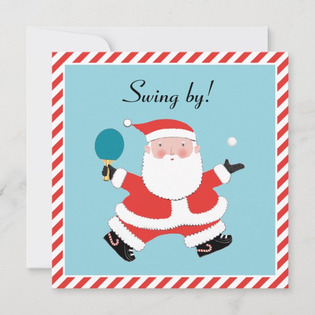 Invitaciones a la fiesta de Navidad (Anverso)