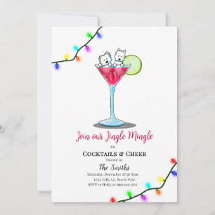 Invitaciones a la fiesta de Navidad de KiniArt Wes