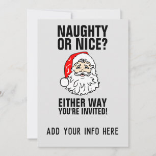 INVITACIONES A LA FIESTA DE NAVIDAD DE PAPÁ NOEL