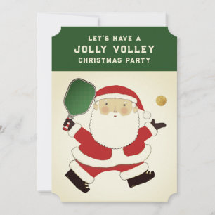 Invitaciones a la fiesta de Navidad de Pickleball