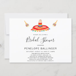 Invitaciones a la Fiesta de Novias Sombrero, ducha