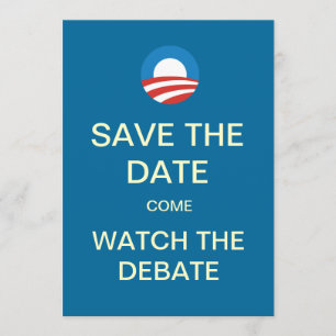 Invitaciones a la fiesta de observación del debate