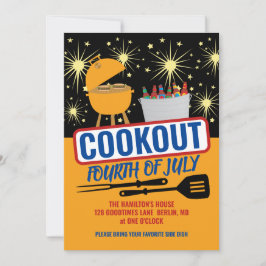 Invitaciones a la Fiesta de Parrillada del 4 de Ju