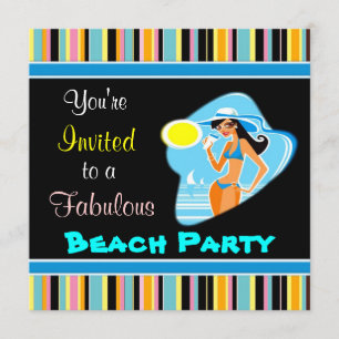 Invitaciones a la Fiesta de Playa