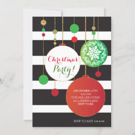 Invitaciones a la fiesta de Purpurina de Navidades