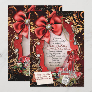 Invitaciones a la fiesta de Quinceanera