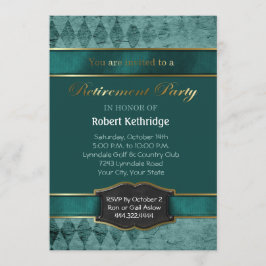 Invitaciones a la fiesta de retiro clásico de Argy