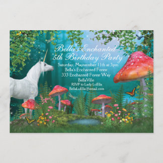 Invitaciones a la fiesta de Unicorn