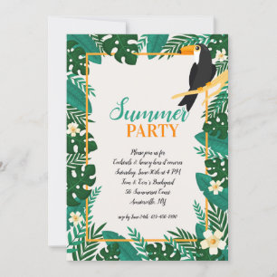 Invitaciones a la fiesta de verano