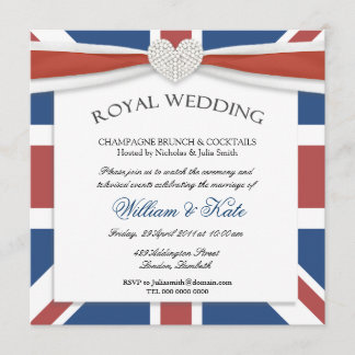 Invitaciones a la fiesta de William & Kate Boda Wa