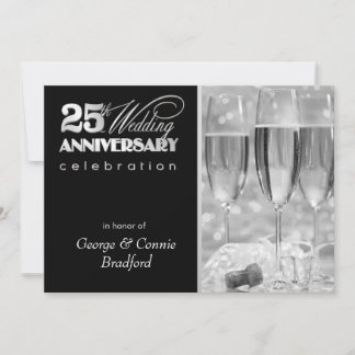 Invitaciones a la fiesta del 25º aniversario - Per