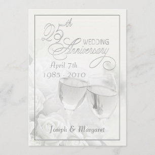 Invitaciones a la fiesta del 25º aniversario - Per