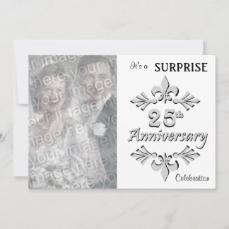 Invitaciones a la fiesta del 25° aniversario de Si