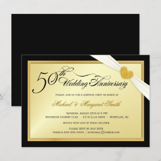 Invitaciones a la Fiesta del 50º Aniversario de Bo