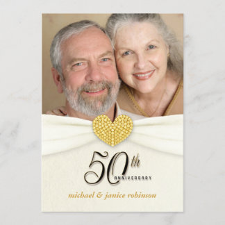 Invitaciones a la Fiesta del 50 Aniversario - Clás