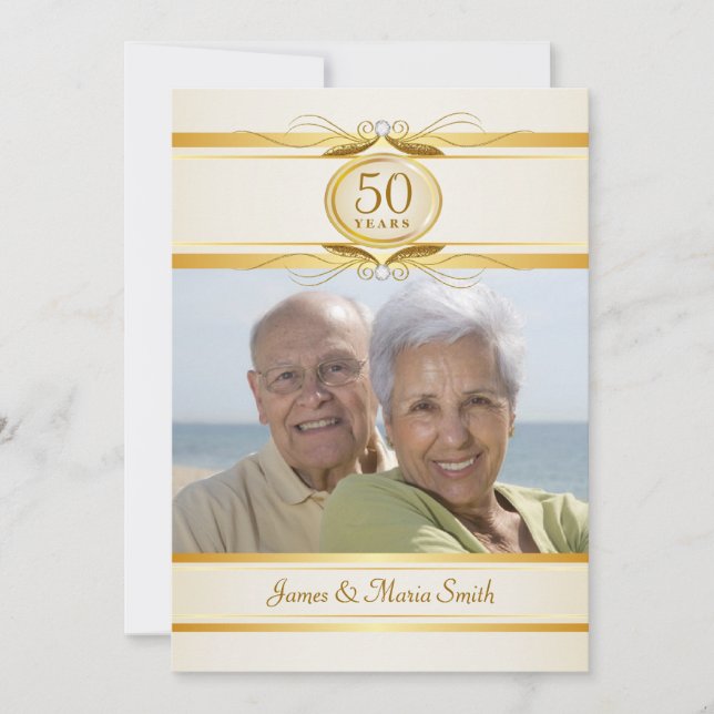 Invitaciones a la Fiesta del 50 Aniversario del Or (Anverso)