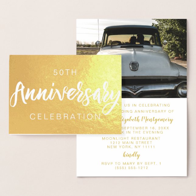 Invitaciones a la Fiesta del 50 Aniversario del Re (Demostración)