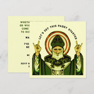 Invitaciones a la fiesta del Día de San Patricio