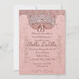 Invitaciones a la fiesta del diamante Princess Bli