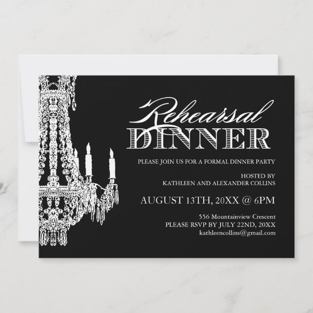 Invitaciones a la fiesta del Personalizable blanco (Anverso)