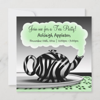 Invitaciones a la Fiesta del Té de Tácea