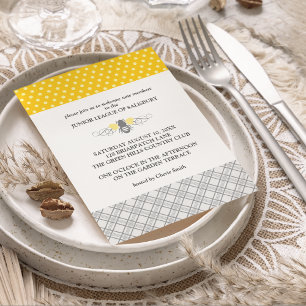 Invitaciones a la fiesta en el Jardín de Bumblebee