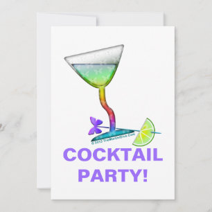 INVITACIONES A LA FIESTA - MARTINI DE MARIPOSA