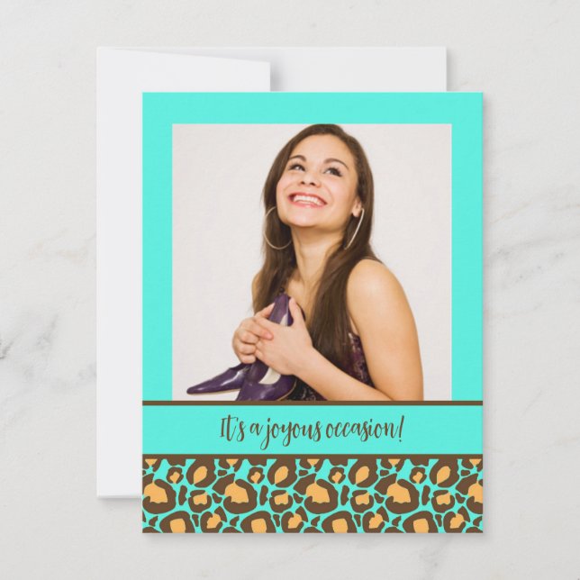 Invitaciones a la fiesta Quinceanera de impresión  (Anverso)