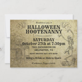 Invitaciones a la Fiesta Salvaje Oeste de Hallowee