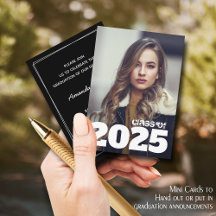 Invitaciones a la foto de graduación de MINI